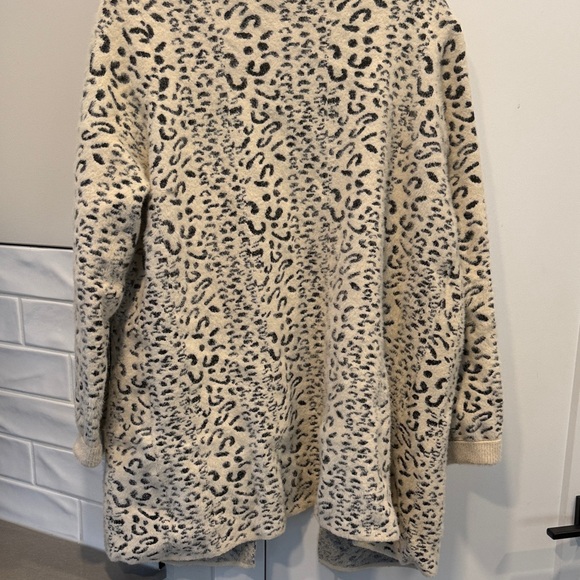 Cyrus Cream and Black Leopard Print Cardigan - Picture 5 of 5